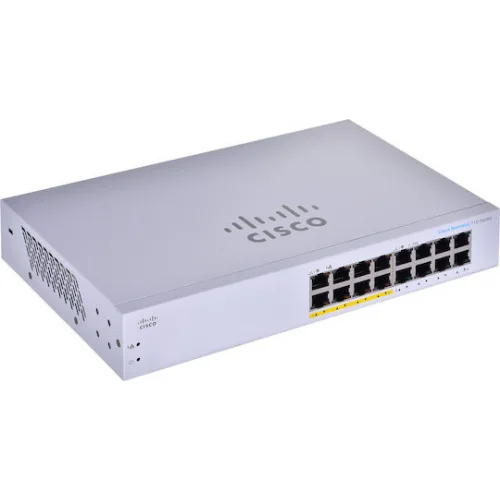 Cisco CBS110-16PP-EU Unmanaged L2 Switch με 16 Θύρες Gigabit (1Gbps) Ethernet