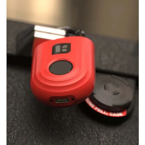 Igloohome Λουκέτο Πέταλο με Κλειδί Κόκκινο