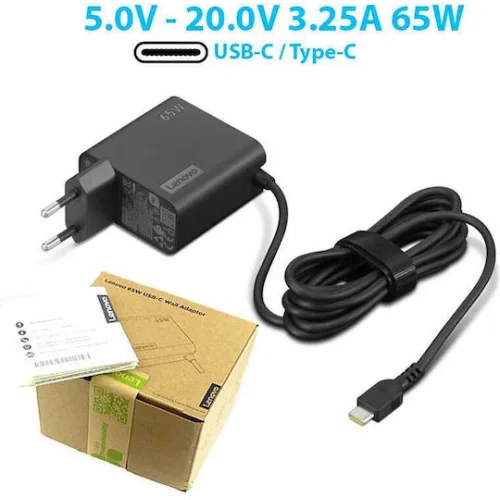 Lenovo USB-C Φορτιστής Laptop 65W