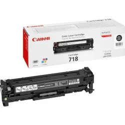 Canon 718 Γνήσιο Toner Laser Εκτυπωτή Μαύρο 3400 Σελίδων (2662B002)