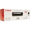Canon 718 Γνήσιο Toner Laser Εκτυπωτή Μαύρο 3400 Σελίδων (2662B002)