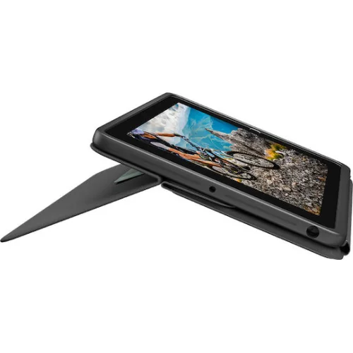 Logitech Rugged Folio Flip Cover Ανθεκτική με Πληκτρολόγιο στα Αγγλικά UK Graphite (iPad 2019/2020/2021 10.2'')