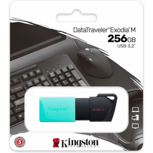Kingston DataTraveler Exodia M 256GB USB 3.2 Stick Πράσινο