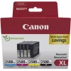Canon PGI-2500XL Γνήσιο Πακέτο 4 Μελανιών Εκτυπωτή InkJet Κίτρινο / Κυανό / Ματζέντα / Μαύρο (9254B010)