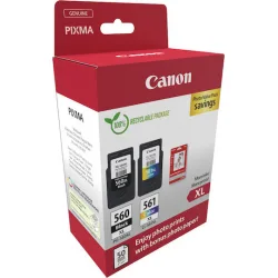 Canon PG-560XL Γνήσιο Photo Value Pack με 1 Μελάνι InkJet Μαύρο (3712C008)