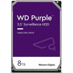 Western Digital Purple 8TB HDD Σκληρός Δίσκος 3.5" SATA III 5400rpm με 256MB Cache για Καταγραφικό