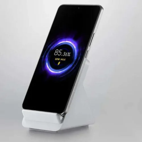 Xiaomi Ασύρματος Φορτιστής (Qi Pad) 80W Λευκός (BHR8304GL)