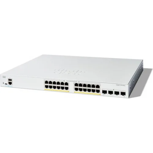 Cisco Catalyst C1200-24FP-4G Managed L2 PoE++ Switch με 24 Θύρες Gigabit (1Gbps) Ethernet και 4 SFP Θύρες