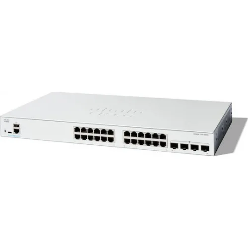 Cisco C1200-24T-4G Managed L2 Switch με 24 Θύρες Gigabit (1Gbps) Ethernet και 4 SFP Θύρες