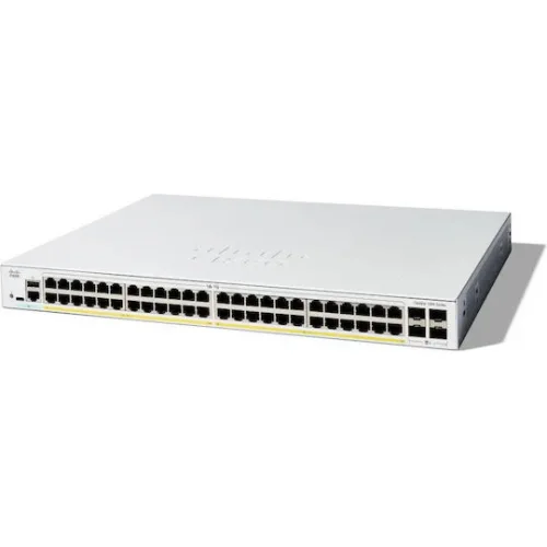 Cisco Catalyst 1200 L2 PoE+ Switch με 48 Θύρες Gigabit (1Gbps) Ethernet
