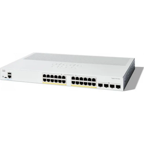 Cisco Catalyst C1200-24P-4X Managed L2 PoE++ Switch με 24 Θύρες Gigabit (1Gbps) Ethernet και 4 SFP Θύρες