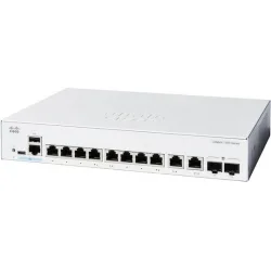 Cisco Catalyst C1300-8T-E-2G Managed L2 Switch με 10 Θύρες Gigabit (1Gbps) Ethernet και 2 SFP Θύρες Cisco Catalyst C1300-8T-E-2G Managed L2 Switch με 10 Θύρες Gigabit (1Gbps) Ethernet και 2 SFP Θύρες