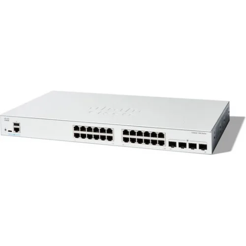 Cisco Catalyst C1300-24T-4G Managed L2 Switch με 24 Θύρες Gigabit (1Gbps) Ethernet και 4 SFP Θύρες