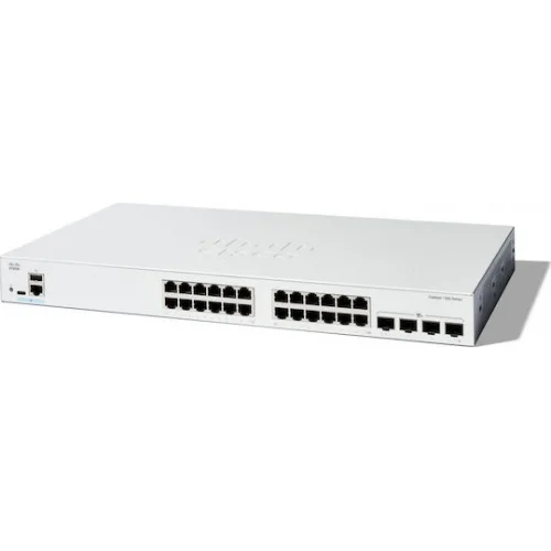Cisco Catalyst C1300-24T-4X Managed L2 Switch με 24 Θύρες Gigabit (1Gbps) Ethernet και 4 SFP Θύρες