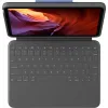 Logitech Rugged Folio Flip Cover με Πληκτρολόγιο στα Αγγλικά UK Graphite (iPad (10th generation))
