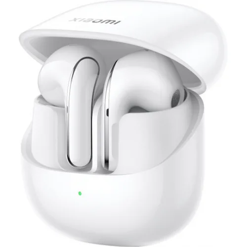 Xiaomi Buds 5 Bluetooth Handsfree Ακουστικά με Αντοχή στον Ιδρώτα και Θήκη Φόρτισης Λευκά