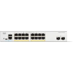 Cisco Catalyst 1300 Managed L2 / L3 PoE Switch με 16 Θύρες Gigabit (1Gbps) Ethernet και 2 SFP Θύρες Cisco Catalyst 1300 Managed L2 / L3 PoE Switch με 16 Θύρες Gigabit (1Gbps) Ethernet και 2 SFP Θύρες