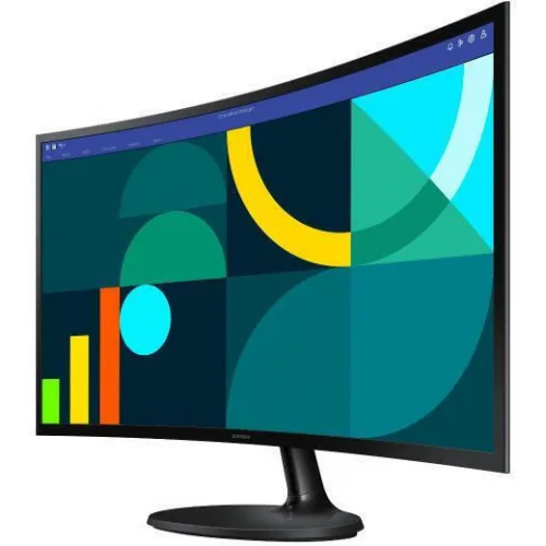 Samsung Essential S3 S36GD VA Curved Monitor 27" FHD 1920x1080 με Χρόνο Απόκρισης 4ms GTG