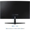 Samsung Essential S3 S36GD VA Curved Monitor 27" FHD 1920x1080 με Χρόνο Απόκρισης 4ms GTG