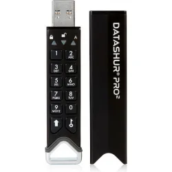 iStorage Datashur Pro2 64GB USB 3.1 Stick Μαύρο