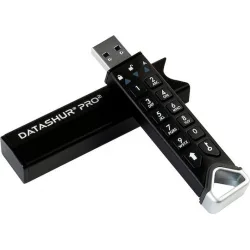 iStorage Datashur Pro2 64GB USB 3.1 Stick Μαύρο