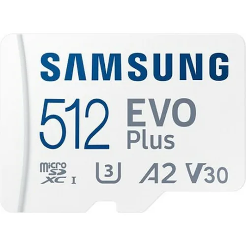 Samsung Evo Plus microSDXC 512GB Class 10 U3 V30