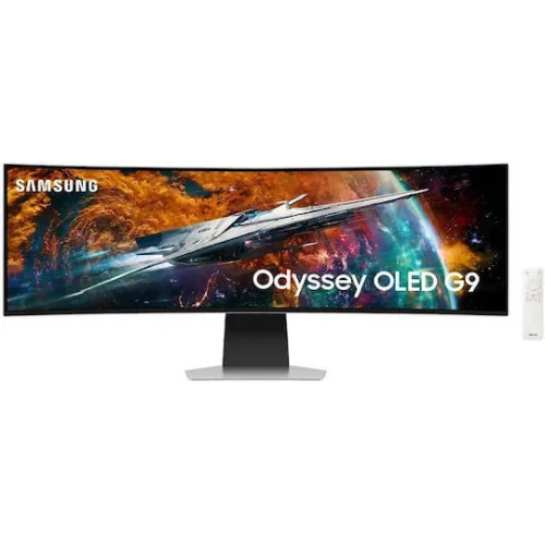 Samsung Odyssey G9 Ultrawide OLED HDR Curved Gaming Monitor 49" 5120x1440 240Hz με Χρόνο Απόκρισης 0.03ms GTG