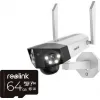 Reolink Duo Series IP Dual Κάμερα Παρακολούθησης 4G Full HD+ 6MP Αδιάβροχη Μπαταρίας με Αμφίδρομη Επικοινωνία και Φακό 2.8mm