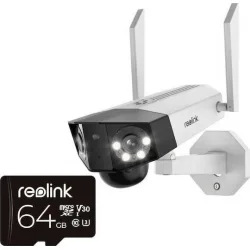 Reolink Duo Series IP Dual Κάμερα Παρακολούθησης 4G Full HD+ 6MP Αδιάβροχη Μπαταρίας με Αμφίδρομη Επικοινωνία και Φακό 2.8mm