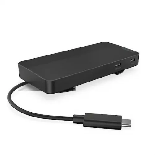 Lenovo Travel USB-C Docking Station με HDMI/DisplayPort 4K Ethernet Μαύρο