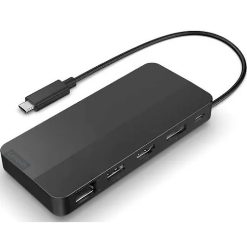 Lenovo Travel USB-C Docking Station με HDMI/DisplayPort 4K Ethernet Μαύρο