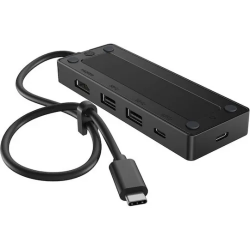 HP Travel Hub G3 USB-C Docking Station με HDMI 4K PD Μαύρο