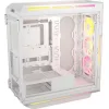 Corsair ICUE LINK 5000T LX RGB Gaming Midi Tower Κουτί Υπολογιστή με Πλαϊνό Παράθυρο Λευκό