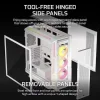 Corsair ICUE LINK 5000T LX RGB Gaming Midi Tower Κουτί Υπολογιστή με Πλαϊνό Παράθυρο Λευκό