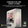 Corsair ICUE LINK 5000T LX RGB Gaming Midi Tower Κουτί Υπολογιστή με Πλαϊνό Παράθυρο Λευκό