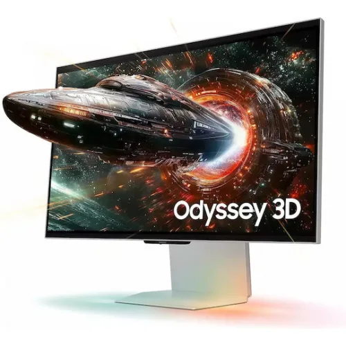 Samsung Odyssey 3D G90XF IPS HDR Gaming Monitor 27" 4K 3840x2160 165Hz με Χρόνο Απόκρισης 1ms GTG
