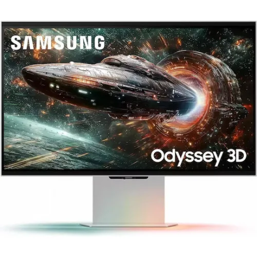Samsung Odyssey 3D G90XF IPS HDR Gaming Monitor 27" 4K 3840x2160 165Hz με Χρόνο Απόκρισης 1ms GTG