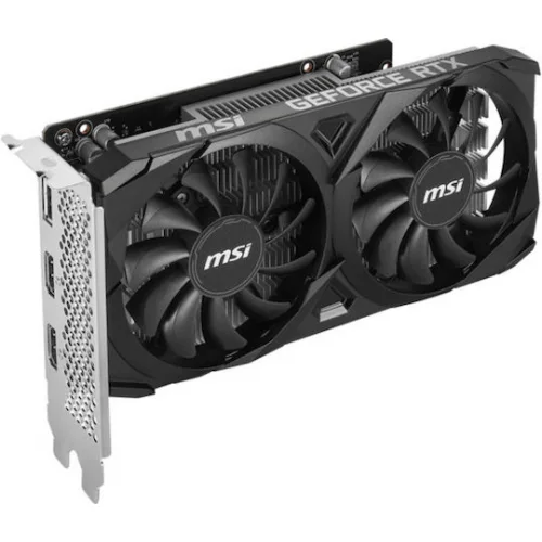 MSI GeForce RTX 3050 6GB GDDR6 Ventus 2X E 6G OC Κάρτα Γραφικών