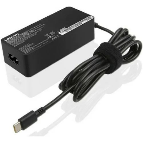 Lenovo USB-C Φορτιστής Laptop 45W 20V 3.25A χωρίς Καλώδιο Τροφοδοσίας