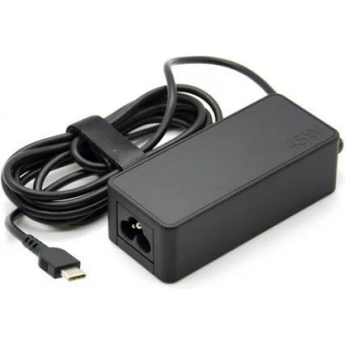 Lenovo USB-C Φορτιστής Laptop 45W 20V 3.25A χωρίς Καλώδιο Τροφοδοσίας