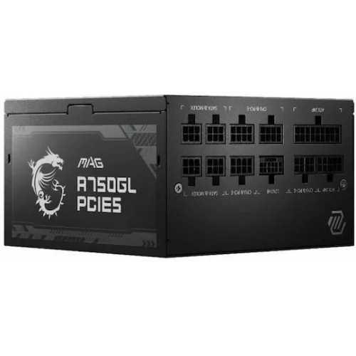 MSI MAG A750GL PCIE5 750W Μαύρο Τροφοδοτικό Υπολογιστή Full Modular 80 Plus Gold