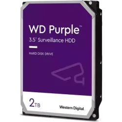 Western Digital Purple 2TB HDD Σκληρός Δίσκος 3.5" SATA III 5400rpm με 64MB Cache για Desktop