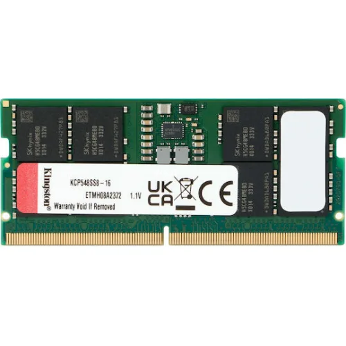 Kingston DDR5 με Module 1x16GB και Ταχύτητα 4800 για Laptop