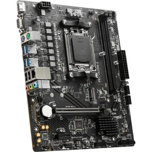 MSI Pro A620M-E Motherboard Micro ATX με AMD AM5 Socket 7E28-001R