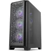 Supercase 29a Series Ackerman Gaming Midi Tower Κουτί Υπολογιστή με Πλαϊνό Παράθυρο και RGB Φωτισμό Μαύρο