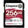 Kingston Canvas React Plus V60 SDXC 256GB Class 10 U3 V60 UHS-II