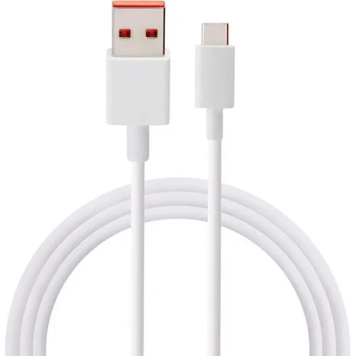 Xiaomi USB 3.1 Cable USB-C male - USB-A 120W Λευκό 1m (BHR6032GL) Bulk