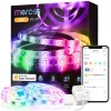 Meross Smart Ταινία LED MSL320 Wi-Fi 12V RGB Φως 2x5m με Τροφοδοτικό & WiFi Controller