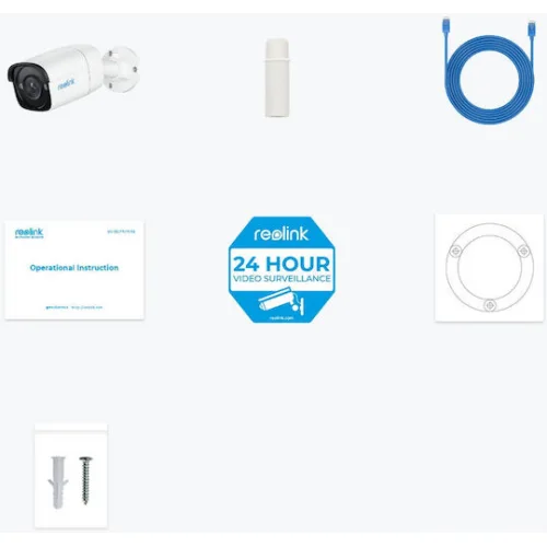 Reolink P320 IP Κάμερα Παρακολούθησης Full HD+ 5MP Αδιάβροχη με Αμφίδρομη Επικοινωνία και Φακό 2.8mm