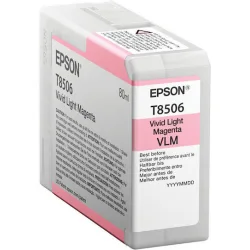 Epson Γνήσιο Μελάνι Εκτυπωτή InkJet Ανοιχτό Ματζέντα (C13T85060N)